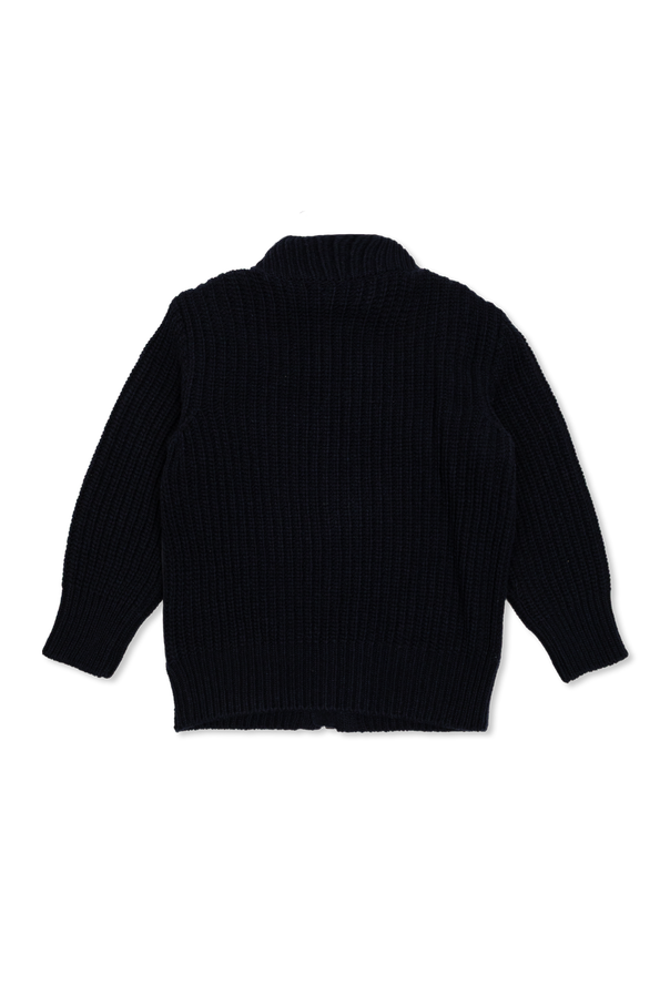 Moncler Enfant Cardigan with quilted front