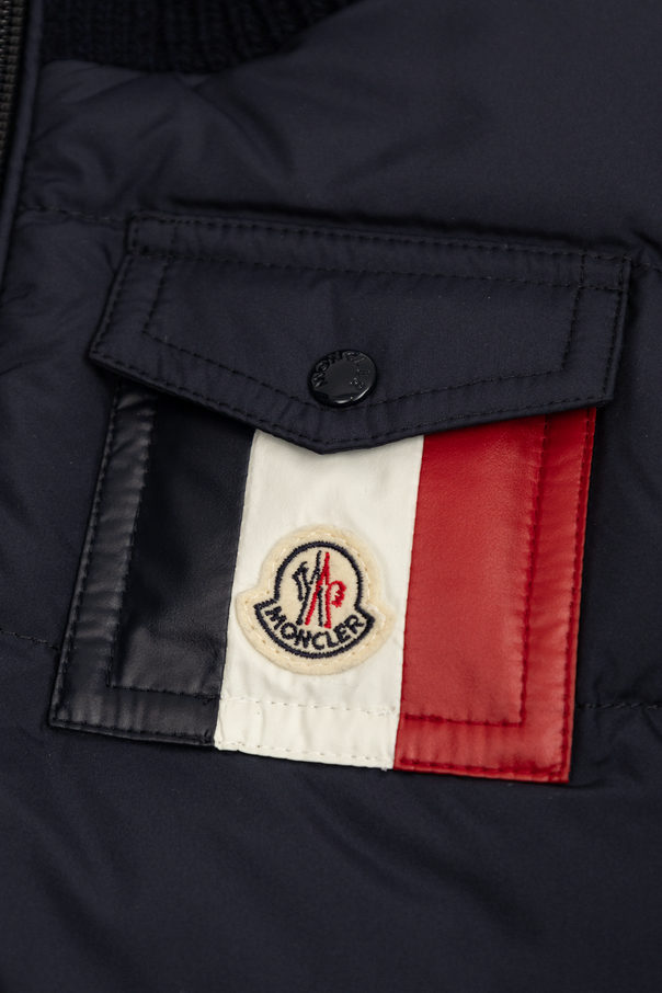 Moncler Enfant Cardigan with quilted front