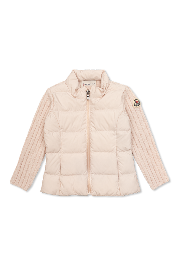 Cardigan with quilted front od Moncler Enfant