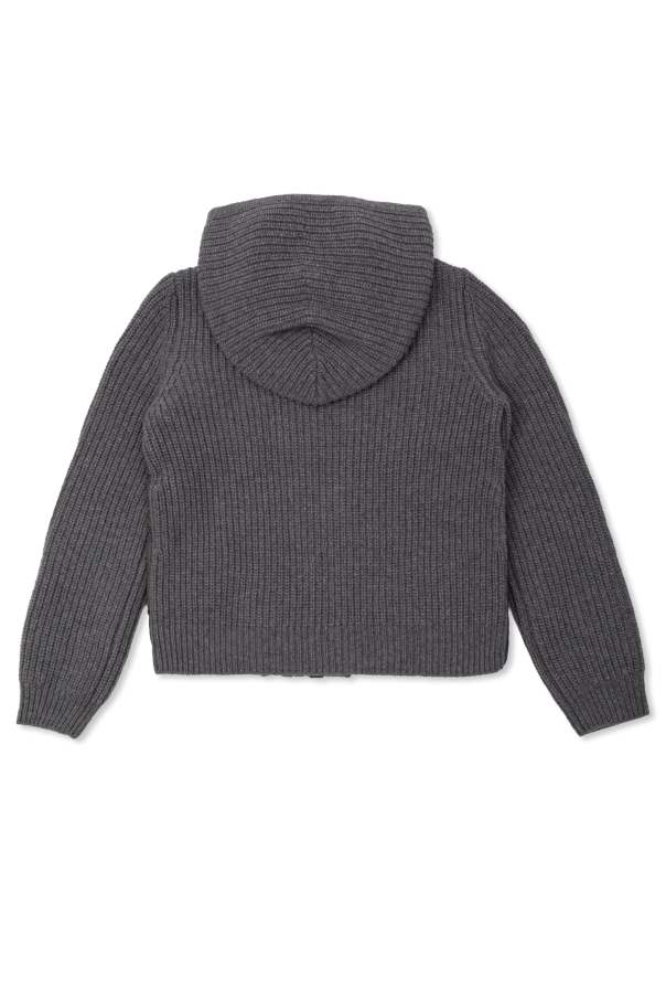 Moncler Enfant Cardigan with quilted front