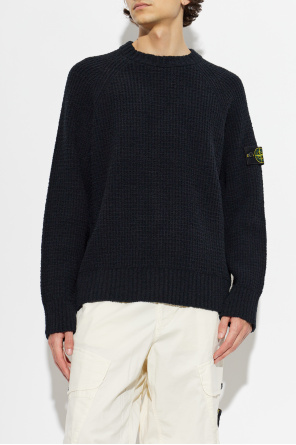 Stone Island Sweter z naszywką logo