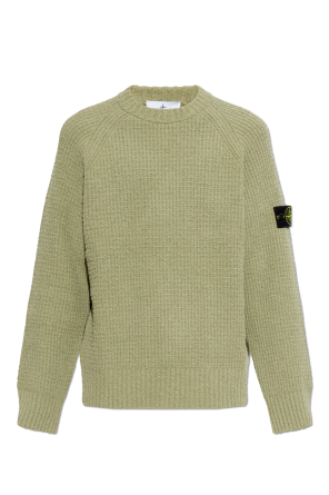 Sweater with logo patch