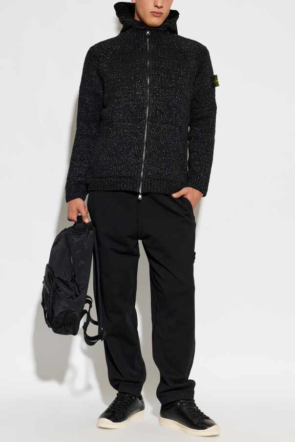Stone Island Jacket with logo patch