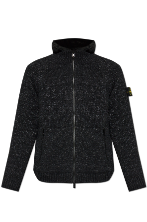 Jacket with logo patch