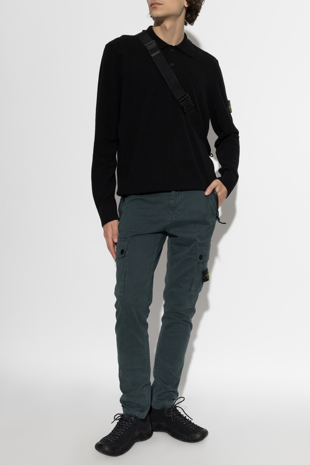 Stone Island Wool ‘polo’ sweater