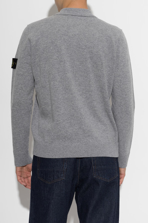 Stone Island Вълнен пуловер тип ‘polo’