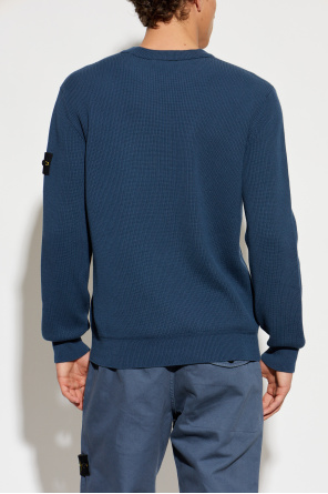 Stone Island Suéter con parche de logo