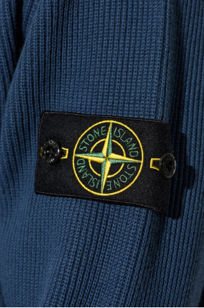 Stone Island Suéter con parche de logo