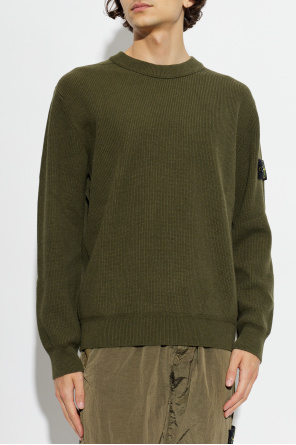 Stone Island Sweter z naszywką