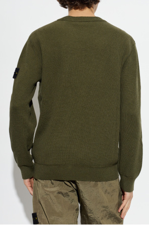 Stone Island Sweter z naszywką