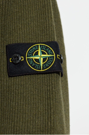 Stone Island Sweter z naszywką
