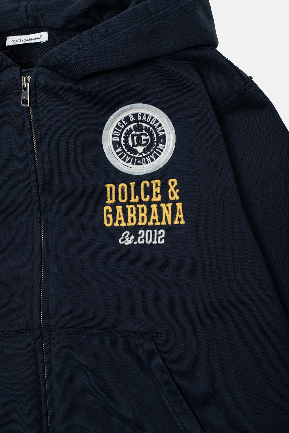 Dolce & Gabbana Kids silk dolce & Gabbana Kids DG varsity bomber jacket