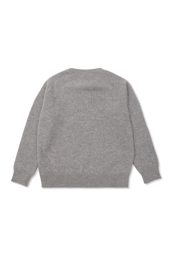 Dolce & Gabbana Kids Camisola de lã com logótipo