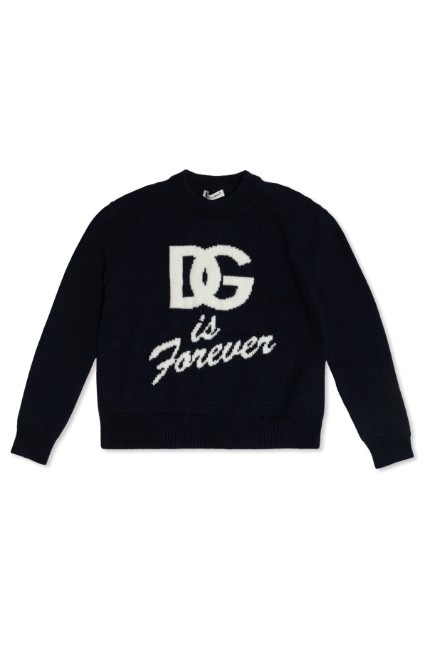 Dolce & Gabbana Kids Sweter z logo