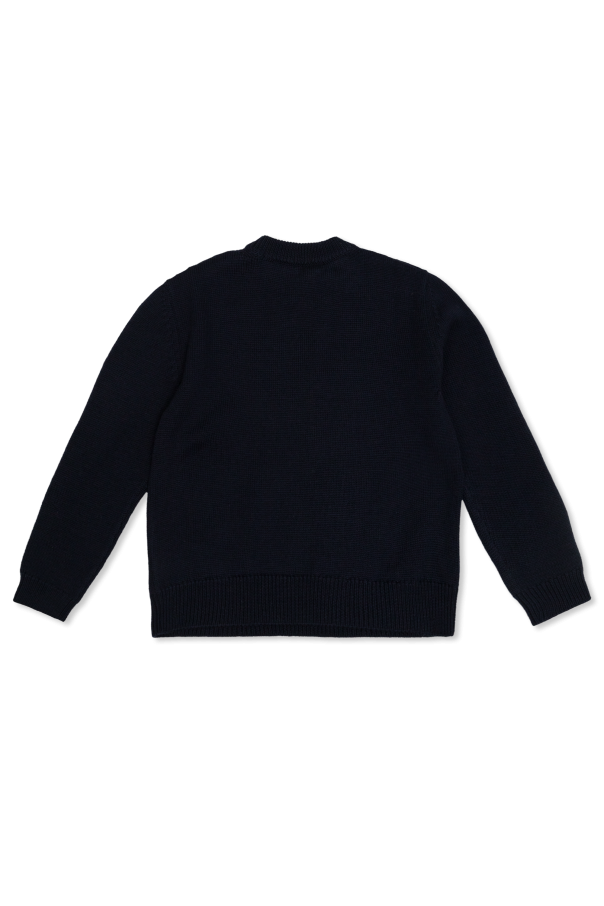 Dolce & Gabbana marbed-effect slim-fit jeans Sweater with Logo