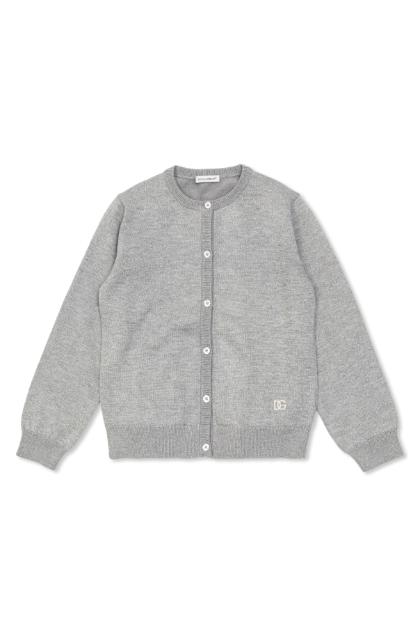 Cardigan with lurex thread od Dolce & Gabbana Kids