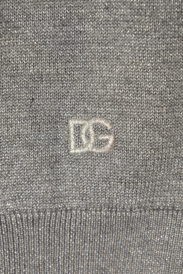 Dolce & Gabbana Kids Strickjacke mit Lurex-Faden