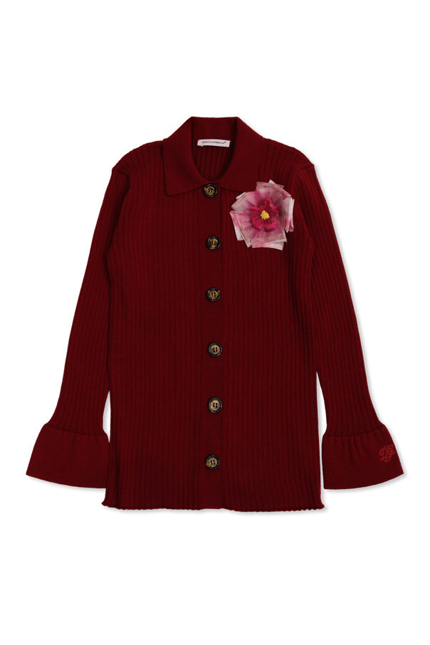 Wool cardigan od Dolce & Gabbana Kids