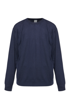 Cashmere sweater with a crew neck