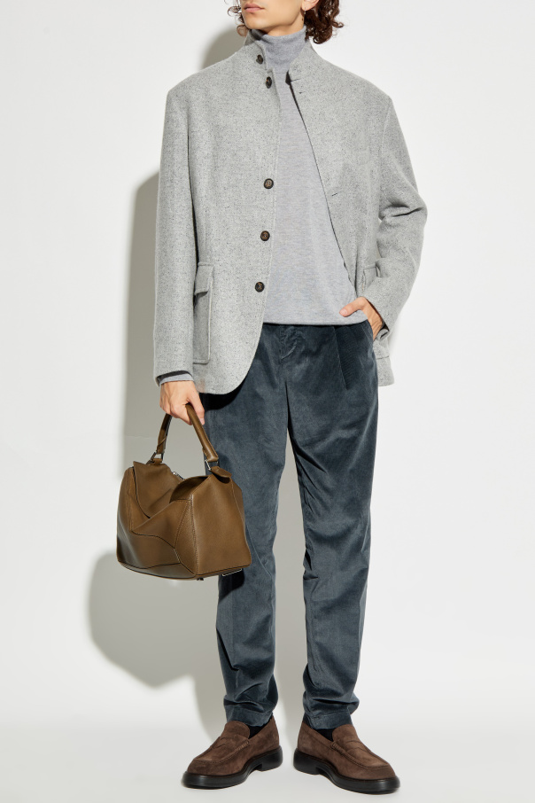 Eleventy Jersey de cuello alto de cachemira