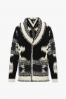 Alanui BLACK ‘Icon Jacquard’ cardigan