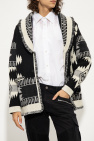 Alanui BLACK ‘Icon Jacquard’ cardigan
