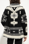 Alanui BLACK ‘Icon Jacquard’ cardigan