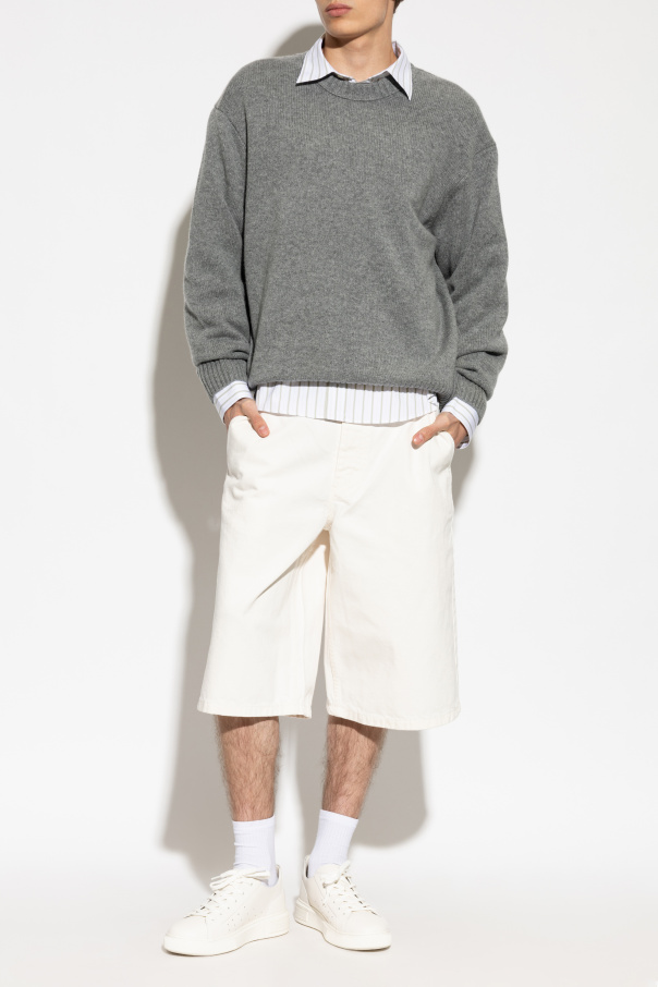 FRAME Jersey de cachemir con cuello redondo