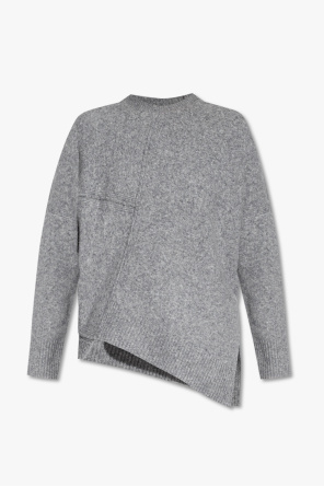 ‘lock’ asymmetric sweater od AllSaints
