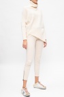 AllSaints cream 'Lock' asymmetric sweater
