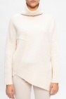 AllSaints cream 'Lock' asymmetric sweater