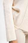 AllSaints cream 'Lock' asymmetric sweater