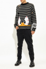 GCDS GREY Striped sweater