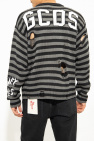 GCDS GREY Striped sweater