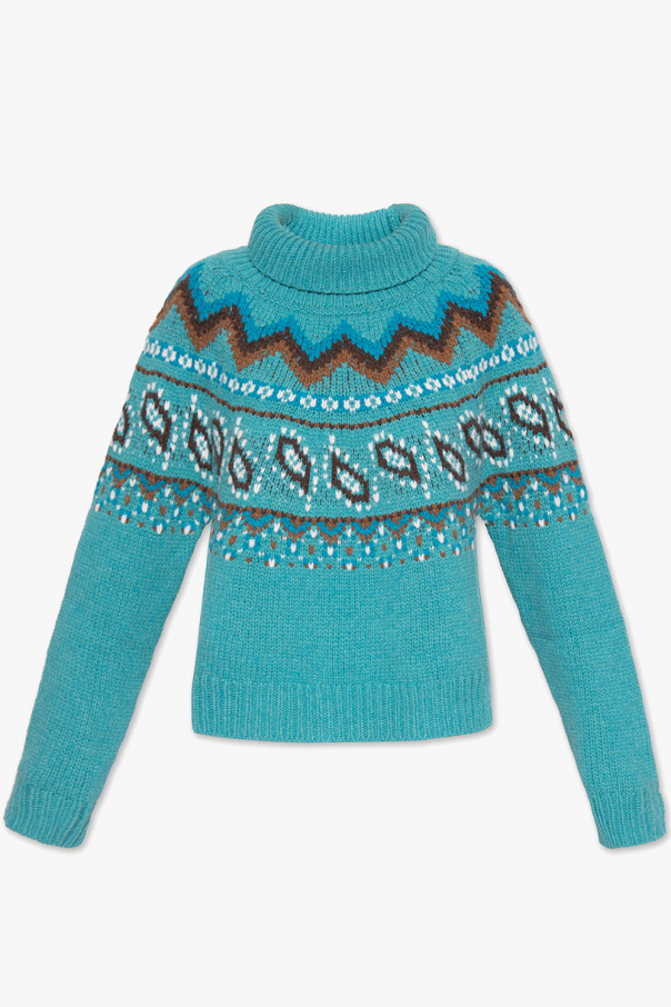 ‘arctic ocean’ wool sweater od Alanui
