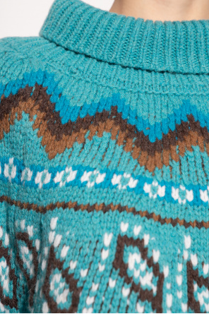 Alanui Wełniany sweter ‘Arctic Ocean’
