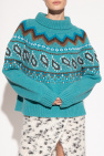 Alanui BLUE ‘Arctic Ocean’ wool sweater
