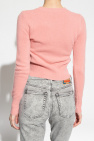Diesel PINK ‘M-AREESA’ sweater with logo
