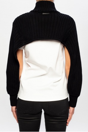 Diesel Cropped turtleneck sweater