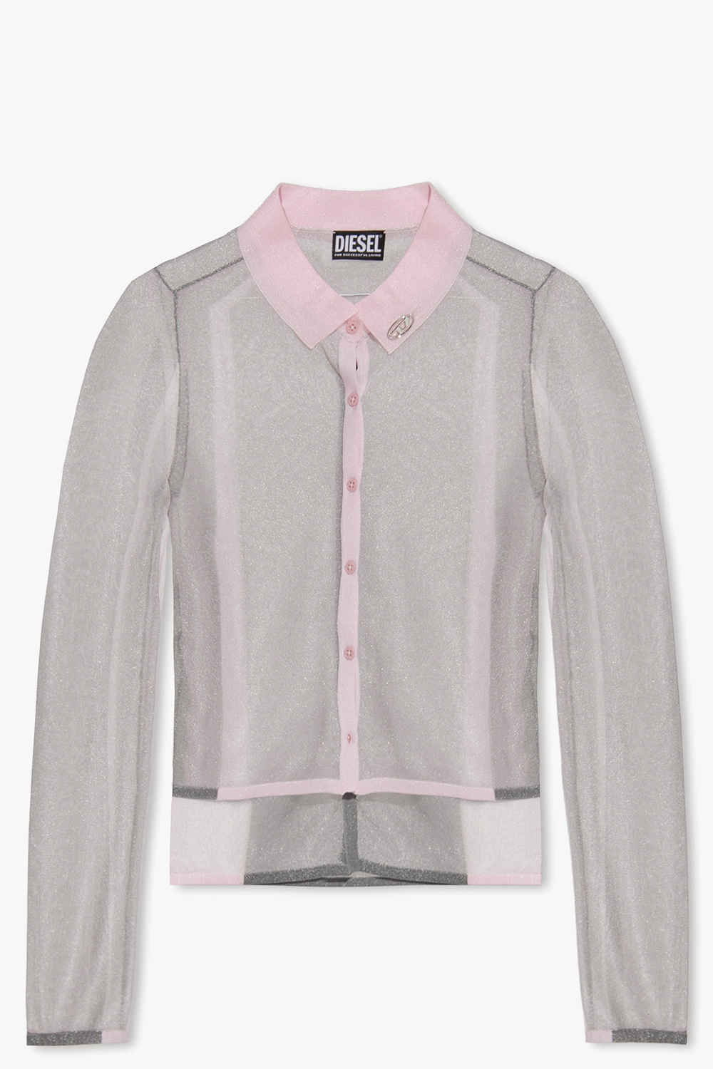 Diesel ‘M-IRIANY’ transparent shirt