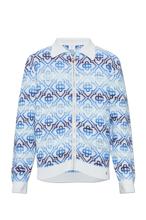 Cardigan with monogram od Casablanca