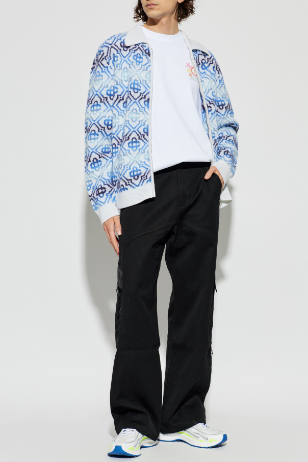 Casablanca Cardigan with monogram