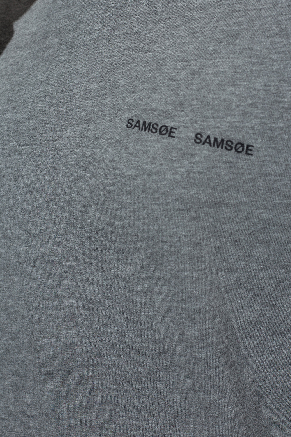 Samsøe Samsøe Icon Stripe Detail Cotton Zip-front Polo Shirt