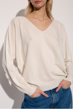 Theory Cashmere short-sleeve sweater
