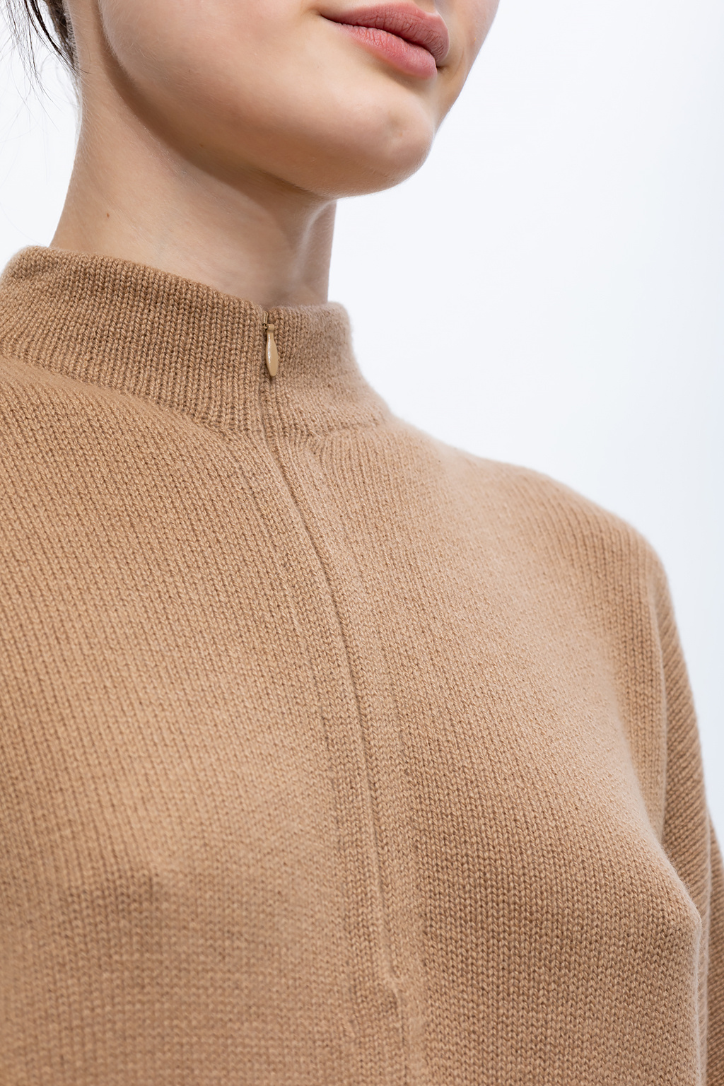 Theory Sweater with stand collar