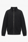 Helmut Lang GREY Collared cardigan