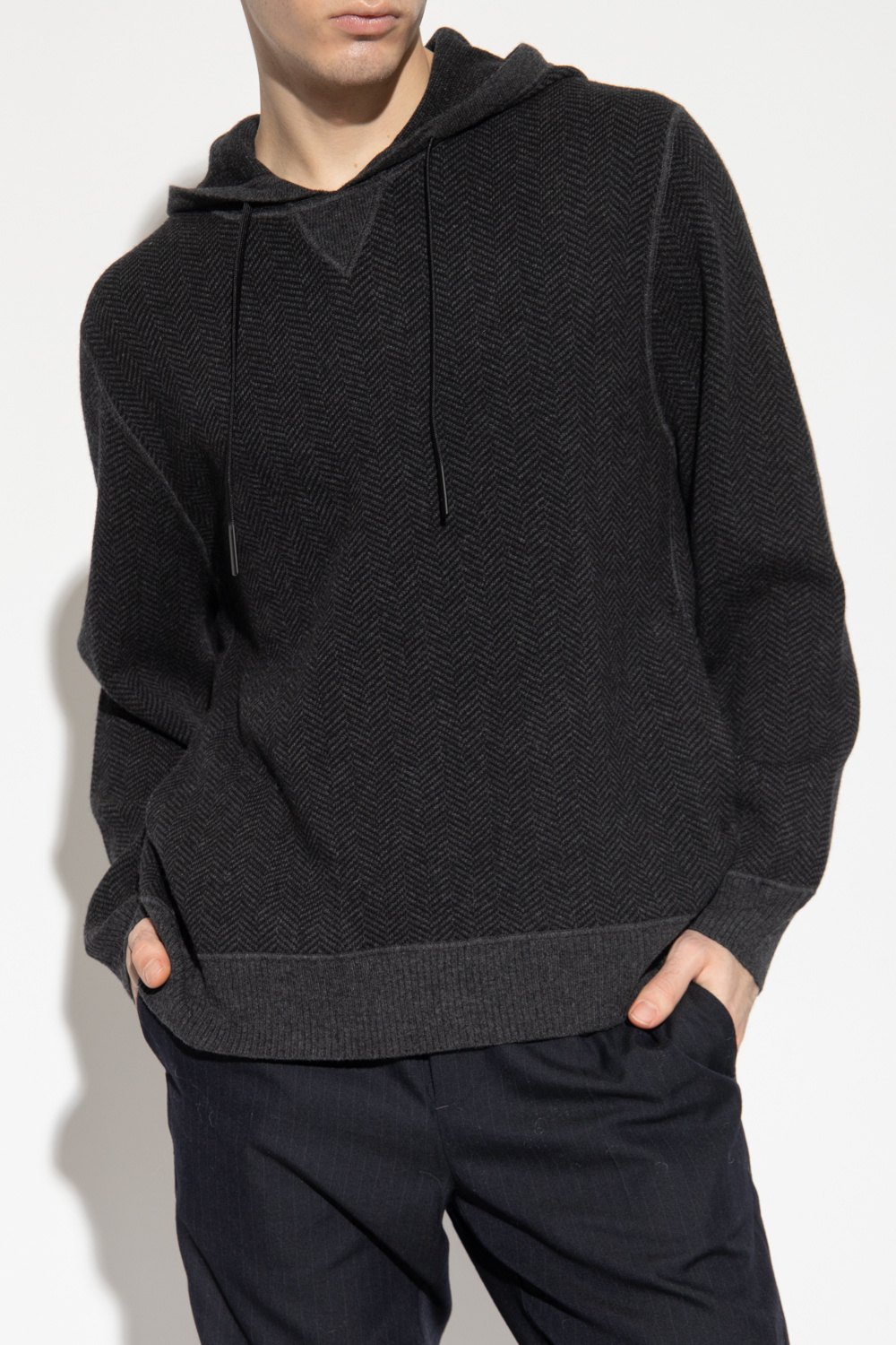 Theory Hooded Bio sweater