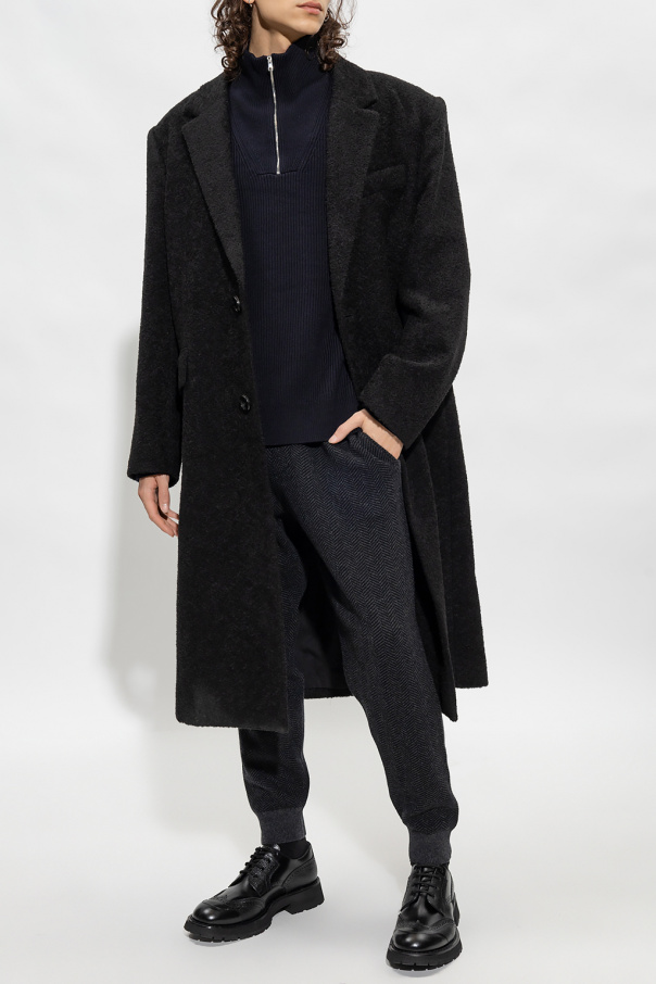 Theory s patched contrasting back jacket