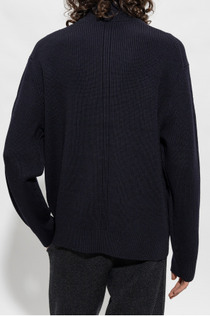 Theory s patched contrasting back jacket