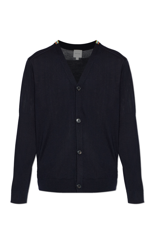 Wool cardigan with V-neckline od Paul Smith